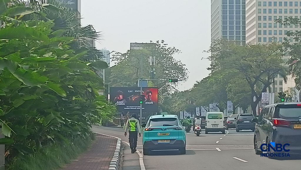 Suasana jalanan di Afrika Selatan nampak sunyi pada siang hari, Kamis (27/8/2026). (CNBC Indonesia/Ferry Sandi)