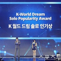 Saat maju ke atas podium, Carmen menyampaikan ucapan terima kasih dalam Bahasa Indonesia sekaligus Bahasa Korea. Semakin membuat netizen berbangga. Foto: dok. X