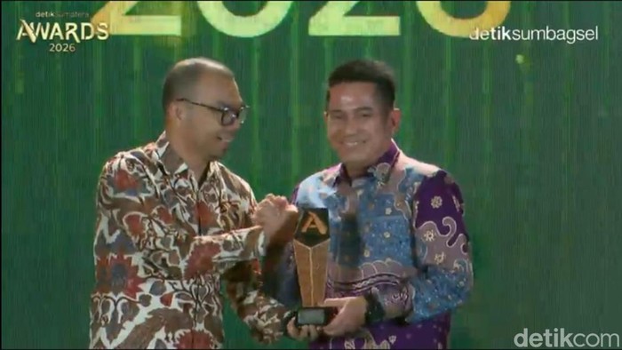 Pemkot Palembang meraih detikSumatera Awards 2026.