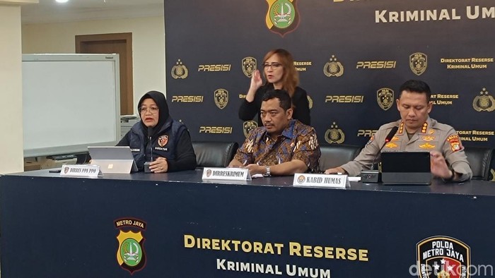Direktur PPA/PPO Polda Metro Jaya Kombes Rita Wulandari