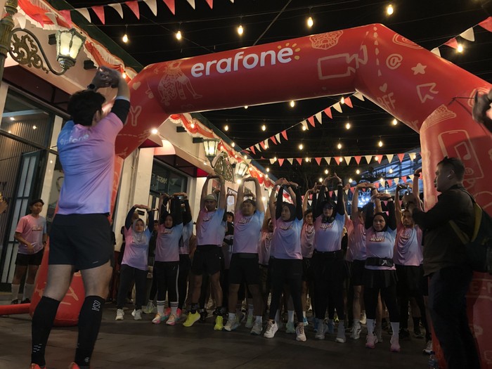 Road to erafone Run 2026 Jogja yang berpusat di Teras Malioboro 1 Kota Jogja, Kamis (27/8).