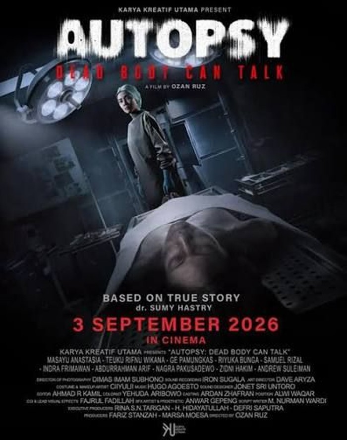 Film Autopsy Dead Body Can Talk (2026), (dok Istimewa)
