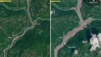 Foto Satelit Before-After Banjir Nepal, Perubahannya Mengerikan