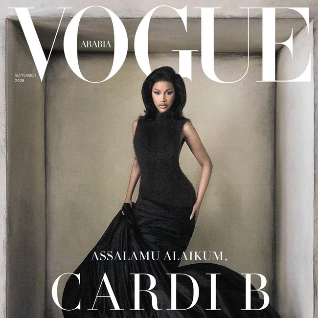 Foto: Gaya Cardi B di Vogue Arabia Setelah Viral Ucap Assalamualaikum