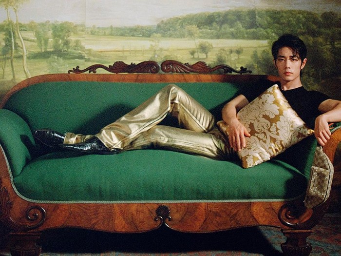 Gaya Jin BTS dan Xiao Zhan untuk konten kampanye Gucci PRIMAVERA.