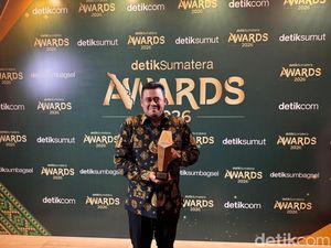 Pemprov Sumut Raih detikSumatera Awards, Gubsu Komitmen Tingkatkan Pelayanan