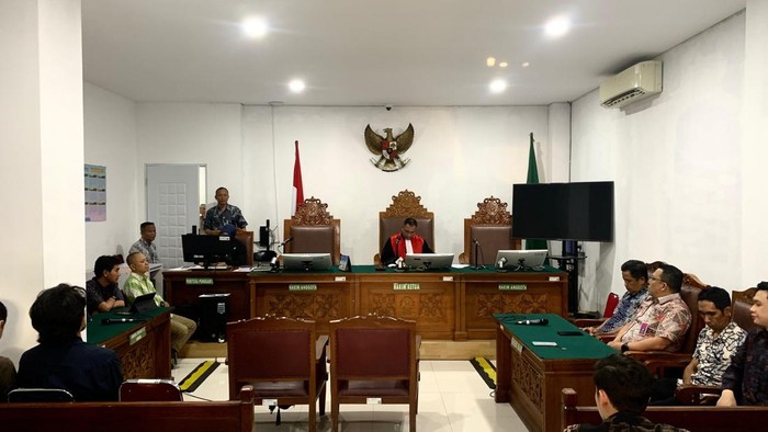 Hakim PN Jakarta Selatan menolak gugatan praperadilan Febrie Adriansyah. (Mulia/detikcom)