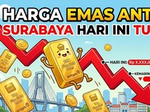 Harga Emas Antam Surabaya Hari Ini Turun Rp 15.000 Jadi Rp 2,5 Jutaan