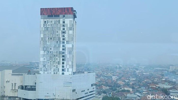 Kabut asap di Palembang