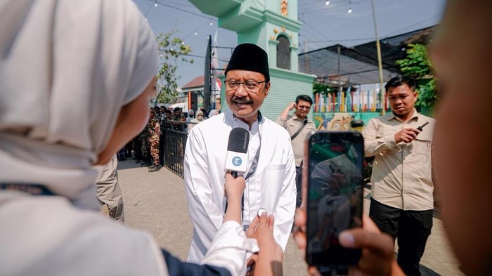 Ketua Panitia Muktamar Ke-35 NU sekaligus Sekretaris Jenderal PBNU Saifullah Yusuf, atau Gus Ipul