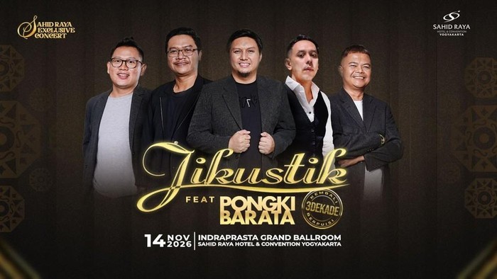 Konser Jikustik Yogyakarta 2026 bertajuk 