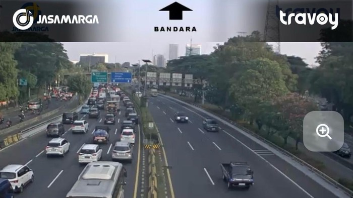 Lalu lintas (lalin) di Tol Dalam Kota Jakarta, Jumat (28/8/2026). (dok Jasa Marga)