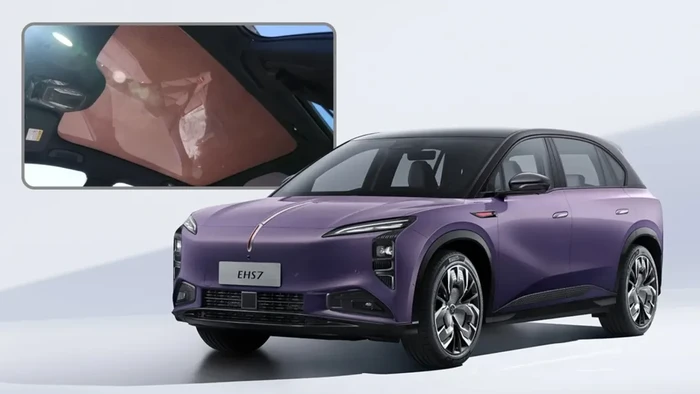 Mobil listrik Hongqi bisa dicas tanpa harus dicolok.