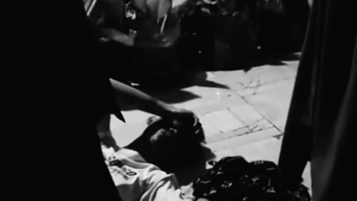 Pencuri mangga di Bangil Pasuruan dimassa