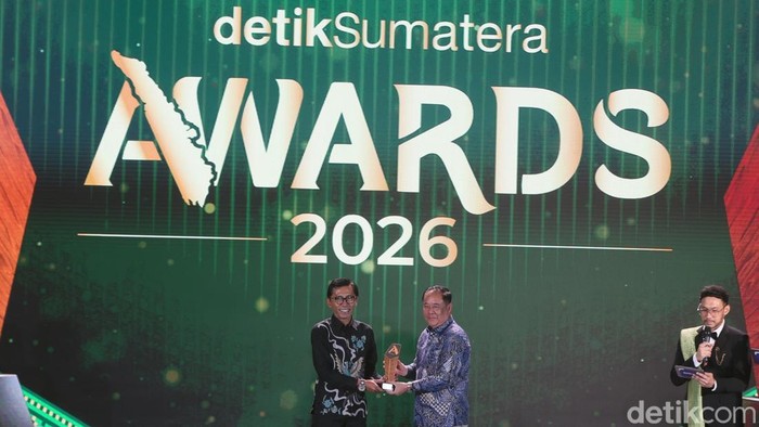 Pe,prov Sumsel meraih penghargaan detikSumatera Awards 2026, Anugerah Program Ekonomi Terpuji kategori Penguatan Ekonomi Generasi Muda