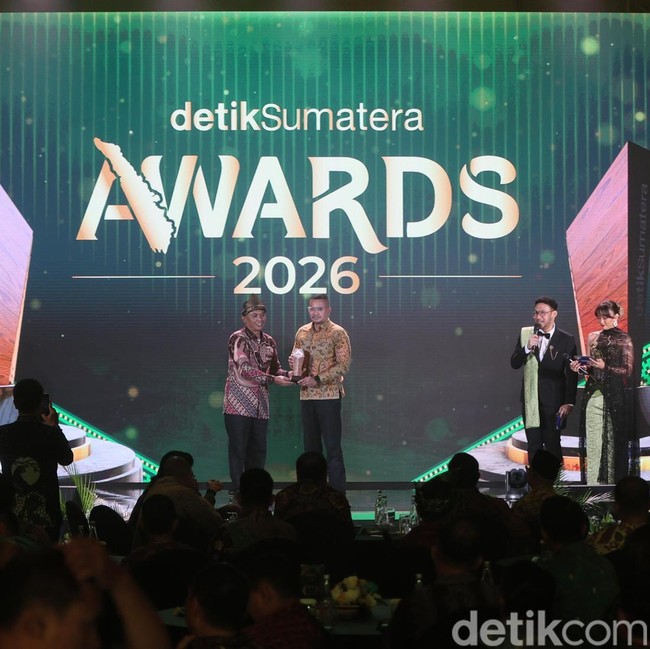 Potret Penerima detikSumatera Award 2026 Program Bisnis Terpuji dan Ekonomi Terpuji
