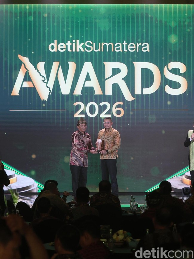 Potret Penerima detikSumatera Award 2026 Program Bisnis Terpuji dan Ekonomi Terpuji