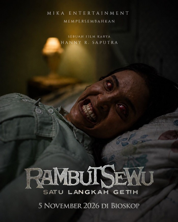 Film horor Rambut Sewu: Satu Langkah Getih hadir dengan misteri kearifan lokal Jawa. Ikuti teror Wulan dan rahasia kelam Marni mulai 5 November 2026.