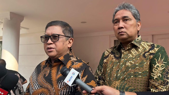 Sekjen PDIP menanggapi absennya tanda tangan Puan Maharani dalam surat RUU Perampasan Aset. (Anggi/detikcom)