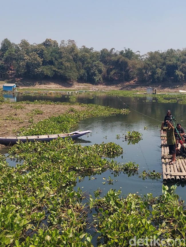 Potret Bocah di Pelosok KBB Seberangi Waduk Saguling demi Pendidikan