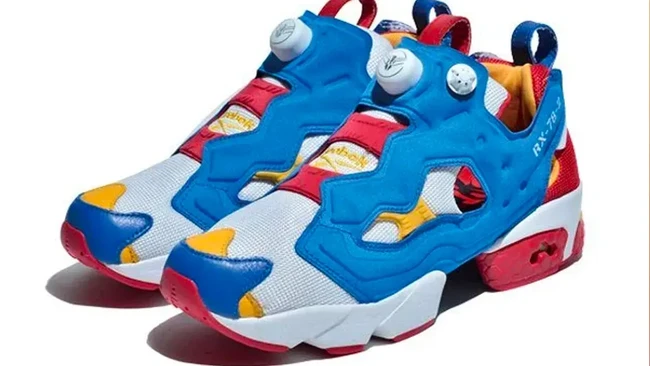 Reebok berkolaborasi dengan anime legendaris Gundam, meluncurkan Reebok Instapump Fury ‘Gundam’ pada 2014. Foto: Dok. Brand
