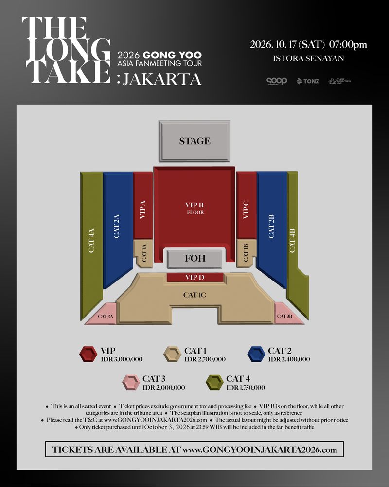 2026 GONG YOO ASIA FANMEETING TOUR THE LONG TAKE in JAKARTA