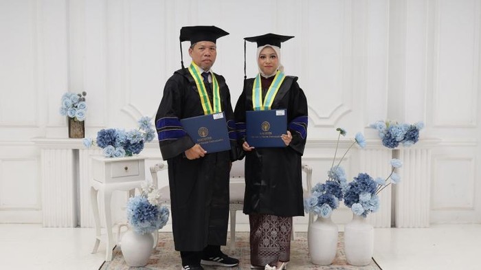 Ardi Ariyanto dan putrinya, Shafira Rizqi Amalia.