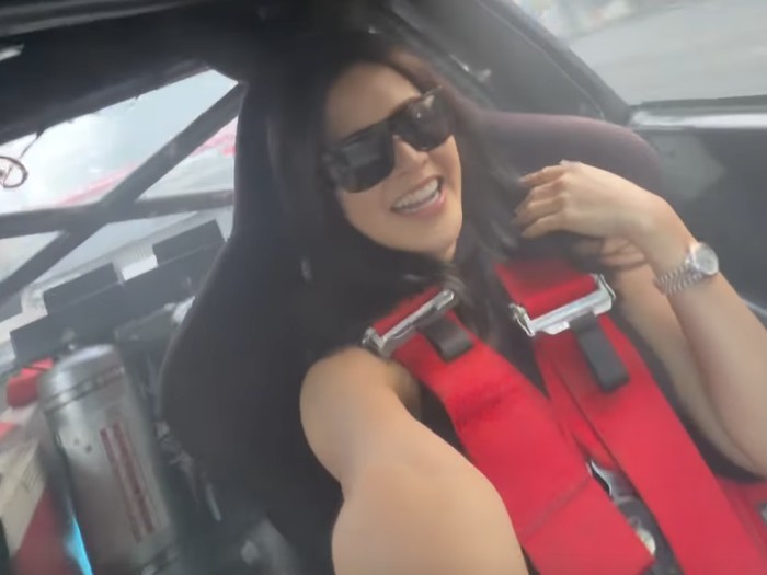 Bella Bonita drift bareng Anindita Hidayat