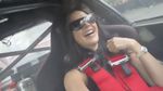 Senyum Bella Bonita Pacu Adrenalin Ikut Nge-drift Bareng Anindita Hidayat