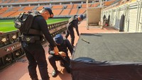 Jelang Laga Persija Vs Brisbane Roar, Brimob Polda Metro Sterilisasi JIS
