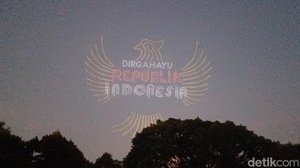 Formasi Drone hingga Atraksi Pesawat Tempur F16 Meriahkan Merdeka Run 2026