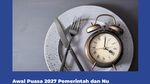 Ini Tanggal Awal Puasa 2027 Versi Muhammadiyah