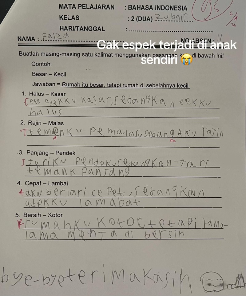 Jawaban Gen Alpha  bikin ngakak