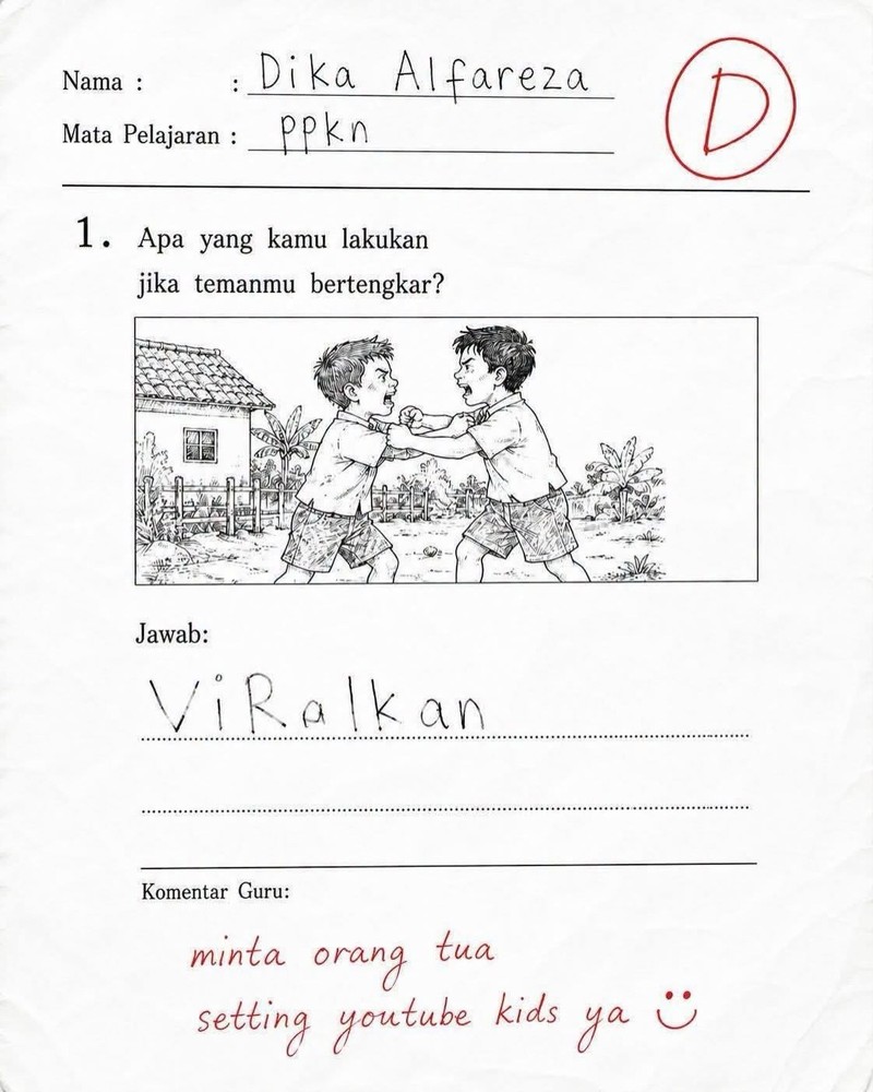 Jawaban Gen Alpha  bikin ngakak