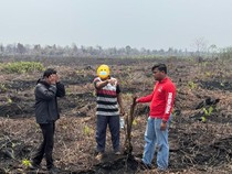 Karhutla di Pematang Pudu Bengkalis, 1 Pria Duduki Lahan-Tanam Sawit Jadi Tersangka