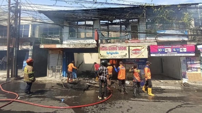 Kebakaran di Sukabumi.