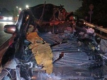 Sopir Tak Terluka Meski Pajero Ringsek Parah Usai Tabrak Truk di Tol Jagorawi