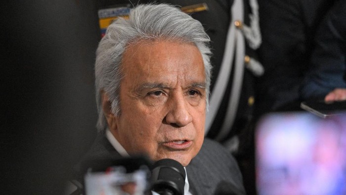 Mantan Presiden Ekuador Lenin Moreno (dok. AFP/RODRIGO BUENDIA)