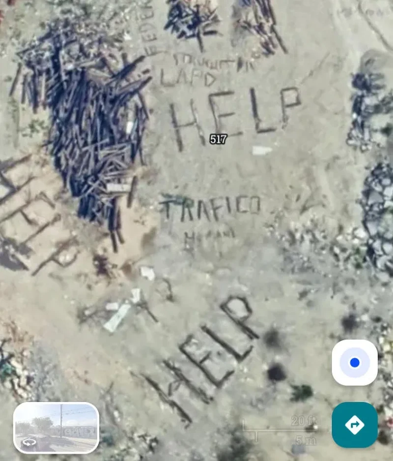 Penampakan Aneh di Google Maps