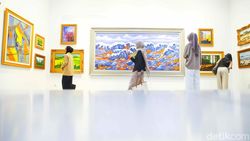 Ragam Karya Lukis Bawa Pesan Damai dan Harapan di Taman Ismail Marzuki