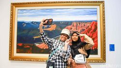 Ragam Karya Lukis Bawa Pesan Damai dan Harapan di Taman Ismail Marzuki