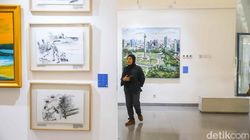 Ragam Karya Lukis Bawa Pesan Damai dan Harapan di Taman Ismail Marzuki