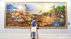 Ragam Karya Lukis Bawa Pesan Damai dan Harapan di Taman Ismail Marzuki