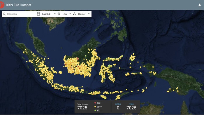 Situs Hotspot Karhutla BRIN
