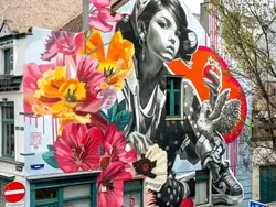 15 Street Art Unik, Ada Karakter Kartun Nyungsep