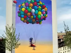 15 Street Art Unik, Ada Karakter Kartun Nyungsep