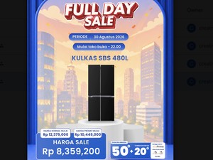 Harga Menggiurkan Kulkas Side by Side 480L di Transmart