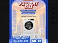 Diskon Jumbo Mesin Cuci Front Load di Transmart Full Day Sale