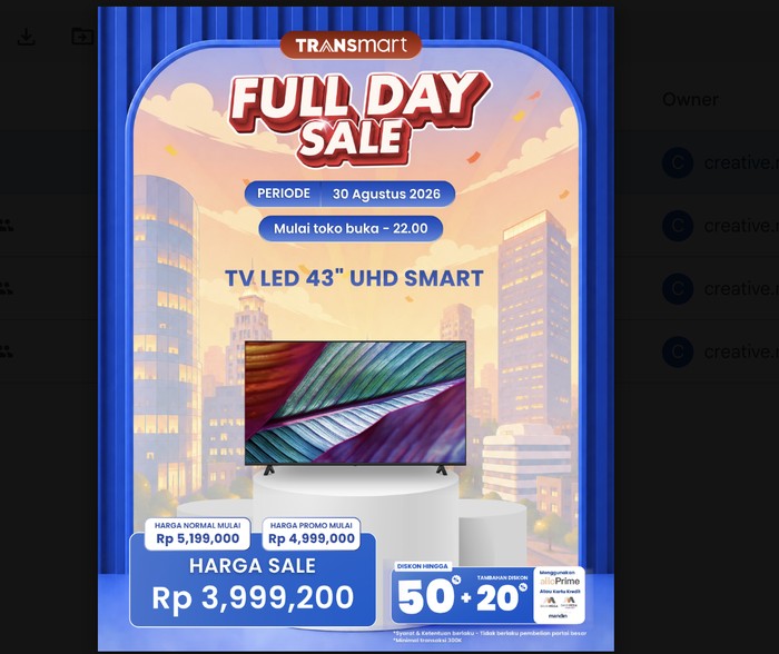 Transmart Full Day Sale