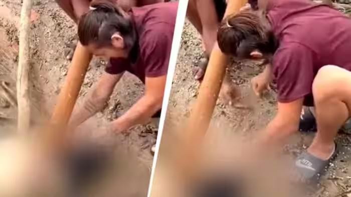 Viral video pria mencuri anting emas dari jasad korban banjir Nepal